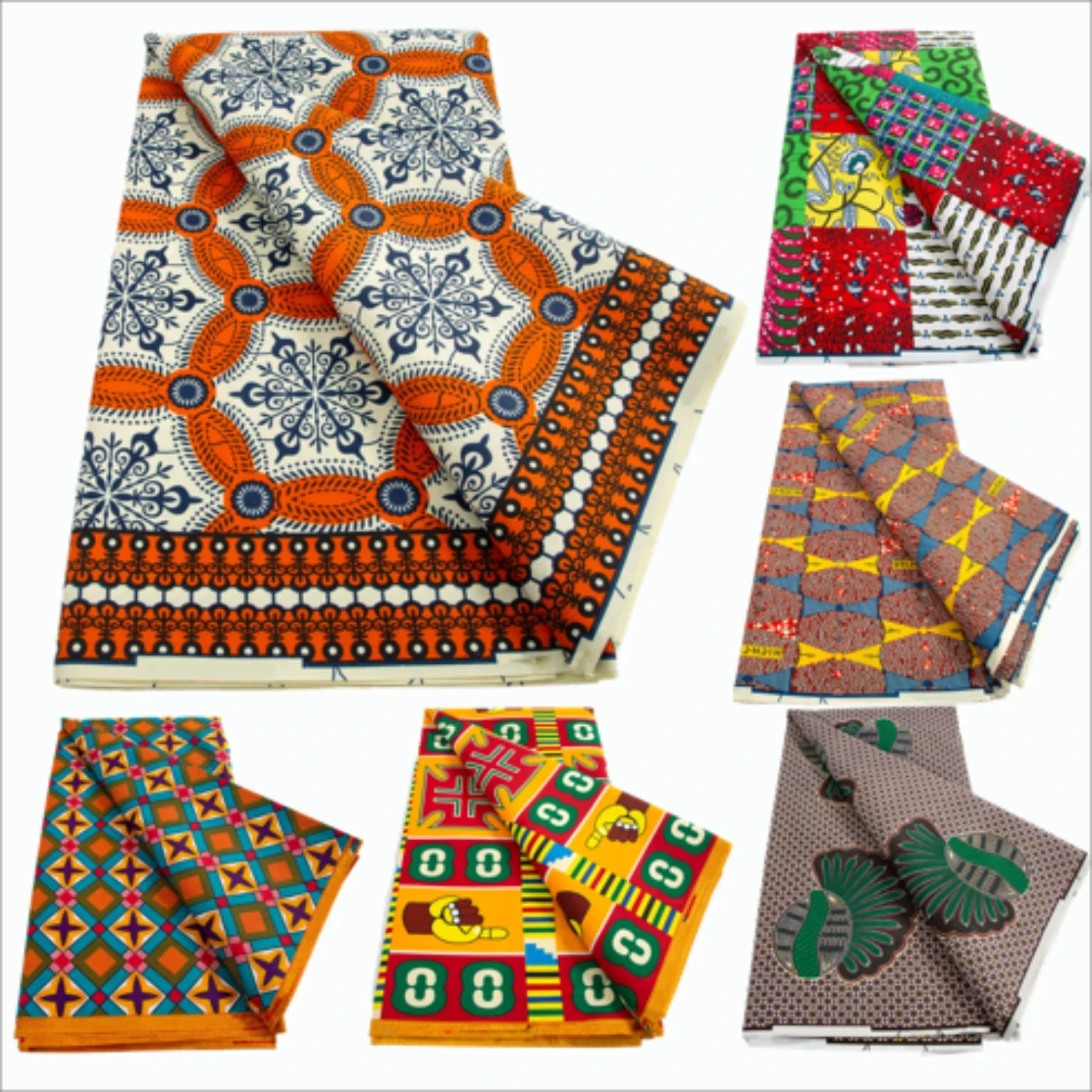 

eations - Exquisite Nigerian Wax Prints for Fashion and Home Decor - Vibrant Holland Batik Sewing Cloth with Rich Hues - High Qu