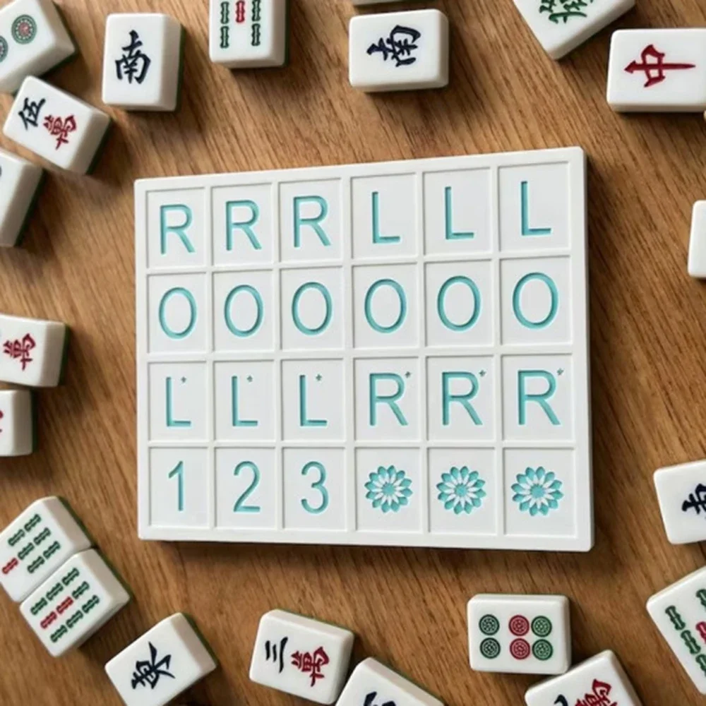 

Portable Single-piece Mahjong Practice Board, Mahjong Learning Training Tool