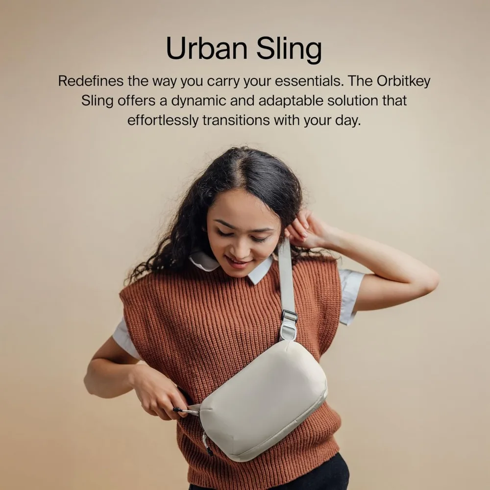 حقيبة كروس مدمجة للحمل اليومي - خفيفة الوزن، حزام قابل للتعديل، جيوب وصول سريعة، حمالة صغيرة على الطراز الحضري