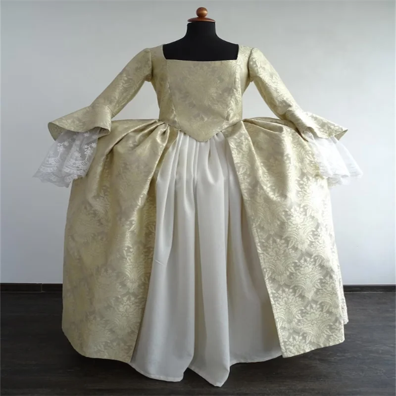 

18th Century Georgian Rococo Baroque Marie Antoinette Dresses Renaissance Theater Ball Gown