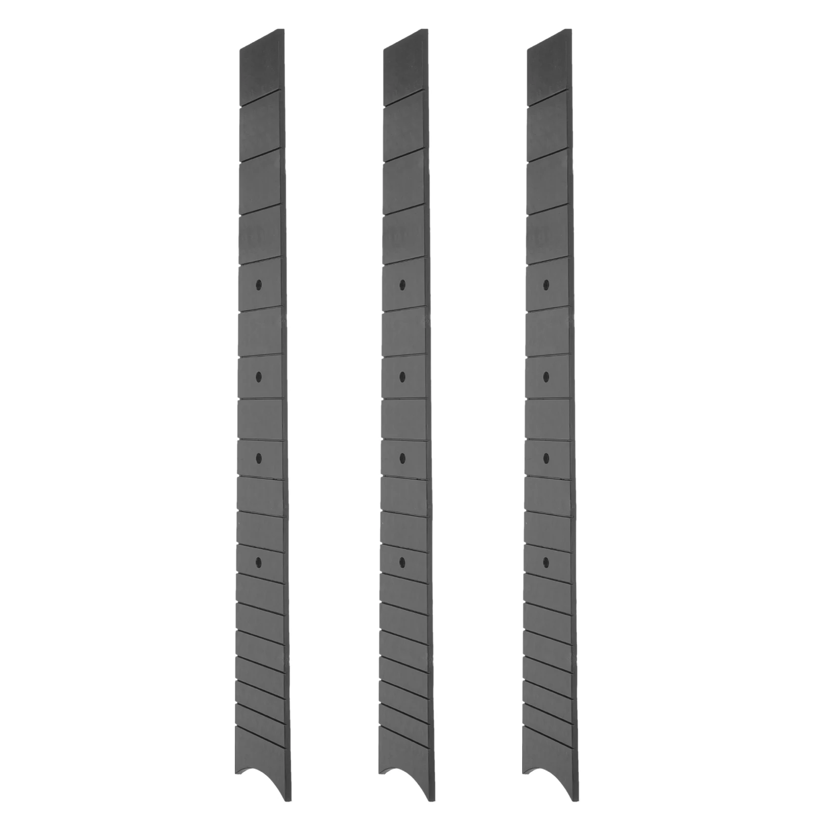 

3 Pcs Guitar Fingerboard 38 Inch ABS Fretless Neck Replacement for Folk Guitar Ukulele Parts Stable Durable Anti Warping