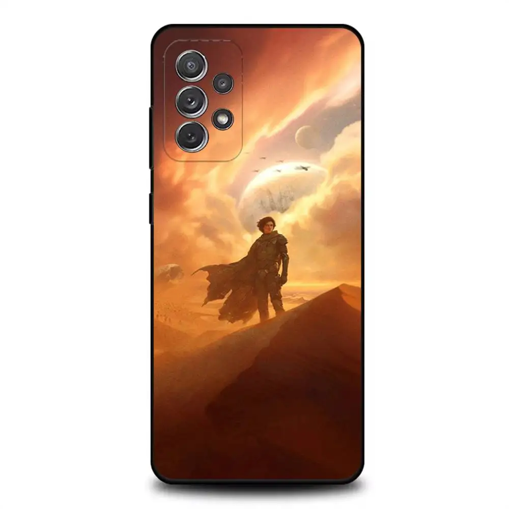 Movie D-Dune-es Phone Case For Samsung S 25,24,23,22,30,21,10,9,Ultra,Plus,Lite,FE,4,5G Black Soft Case
