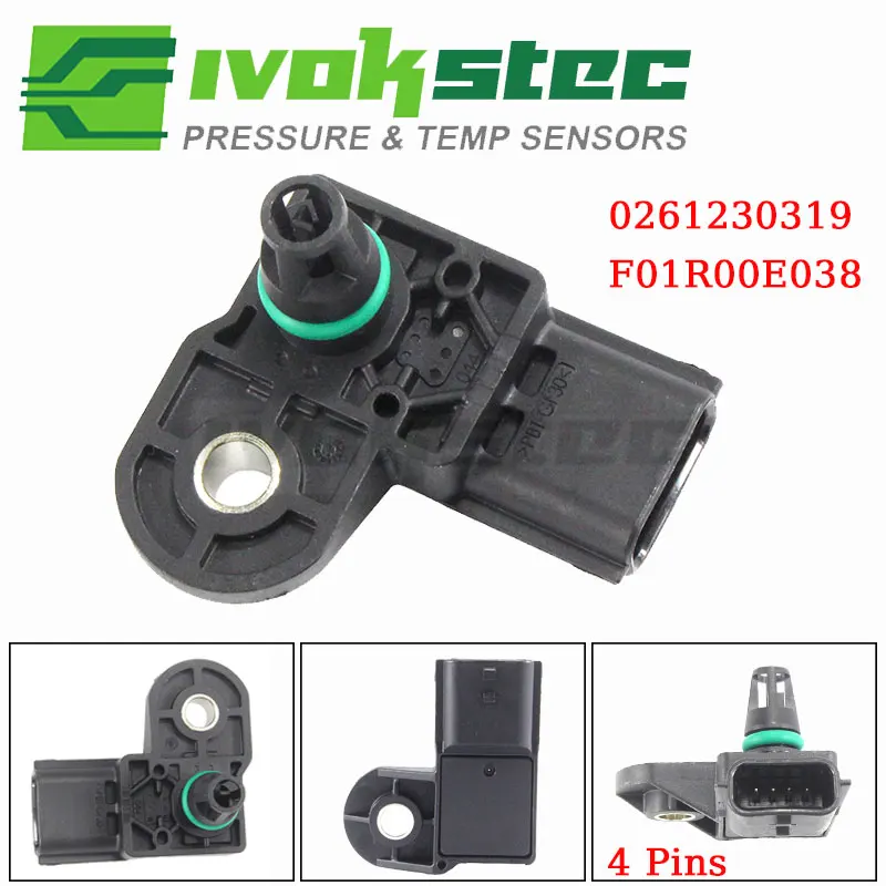 

Датчик давления во впускном коллекторе (MAP) OEM 0261230319 для Mazda M6, CX4, CX5, CX7, F01R00E038, SH01-18-211