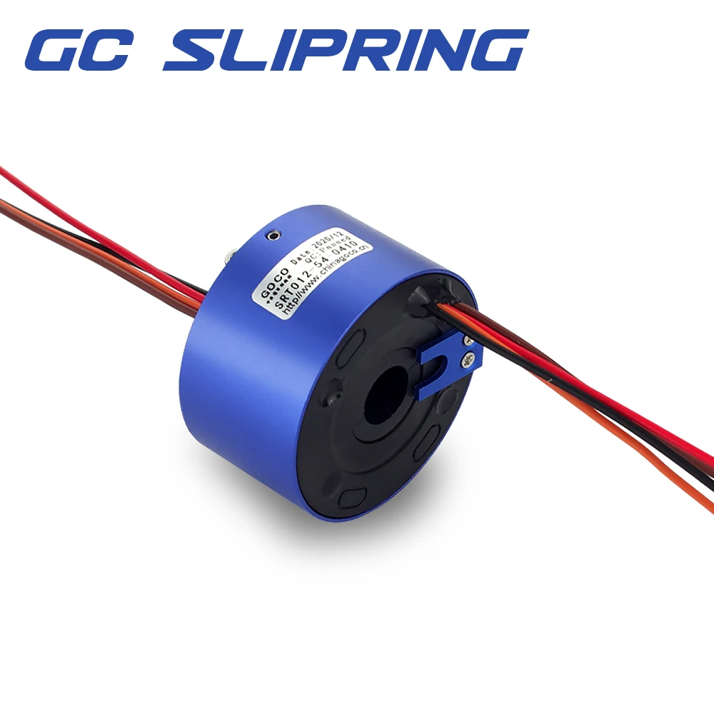 slip rings Through hole slip ring 12.7mm4circuit10A electric slip ring electric ring collector ring  conductive ring electric