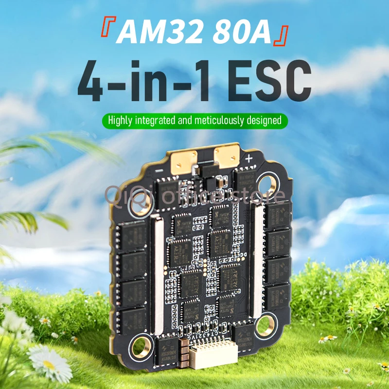 

FLYROUN 80A 3-6S 4IN1 ESC H743 Stack H7 FC Flight controller FPV stack for MARK4 13inch FPV Drone frame