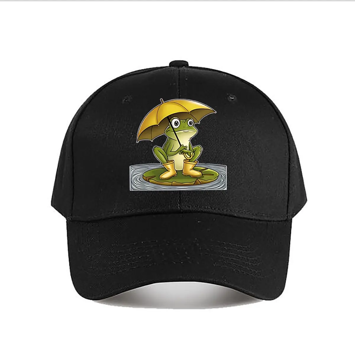 Cute Frog Umbrella Lily Pad Rain Boots Baseball Cap Fashion Men Sunhat Women's Outdoor Sports