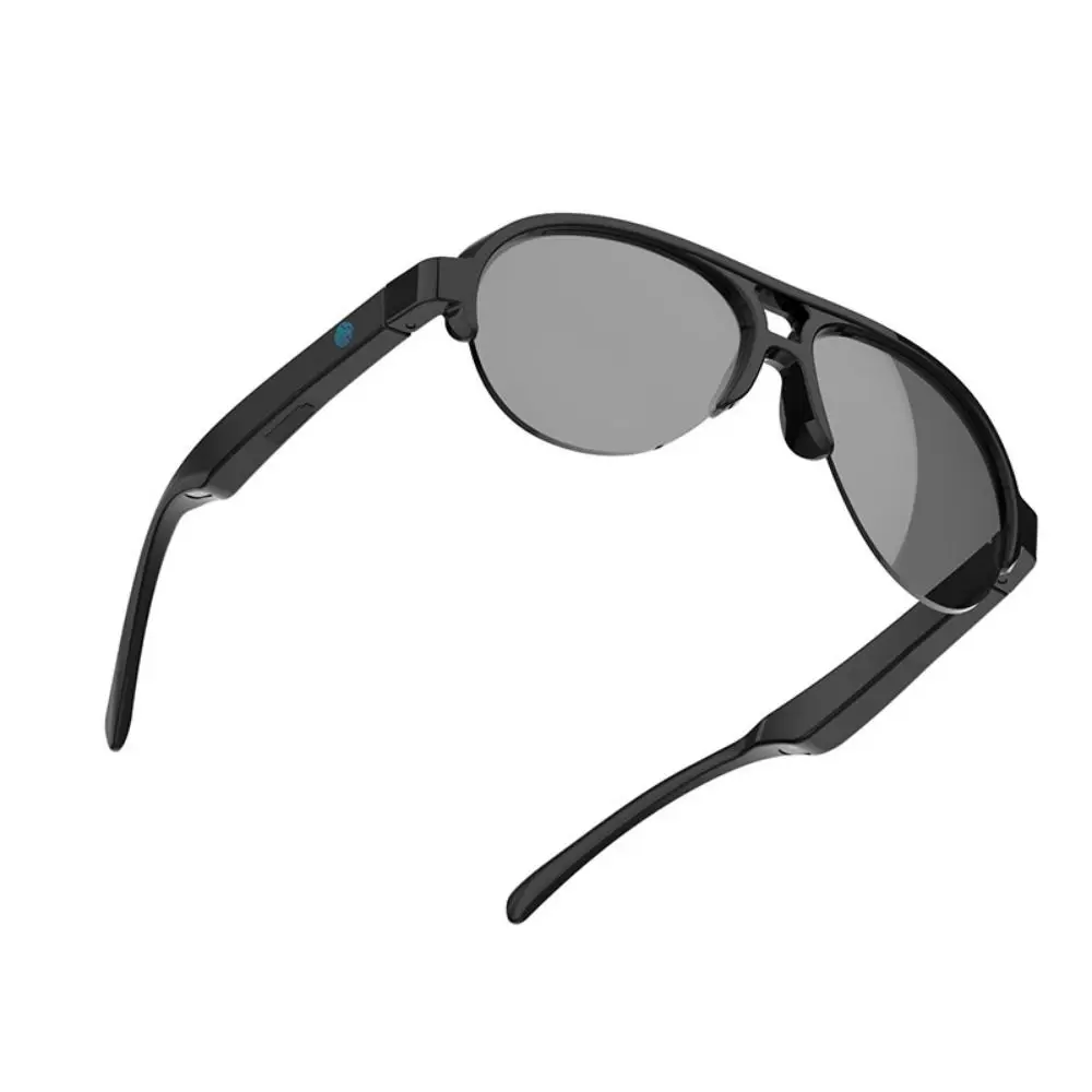 Bluetooth V5.3 Occhiali da sole Bluetooth intelligenti Tecnologia Cuffie Occhiali da sole stereo Cuffie Occhiali intelligenti Bluetooth HIFI neri