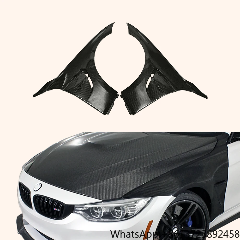

For BMW F30 3 Series Carbon Fiber Side Front Bumper Fender Pair