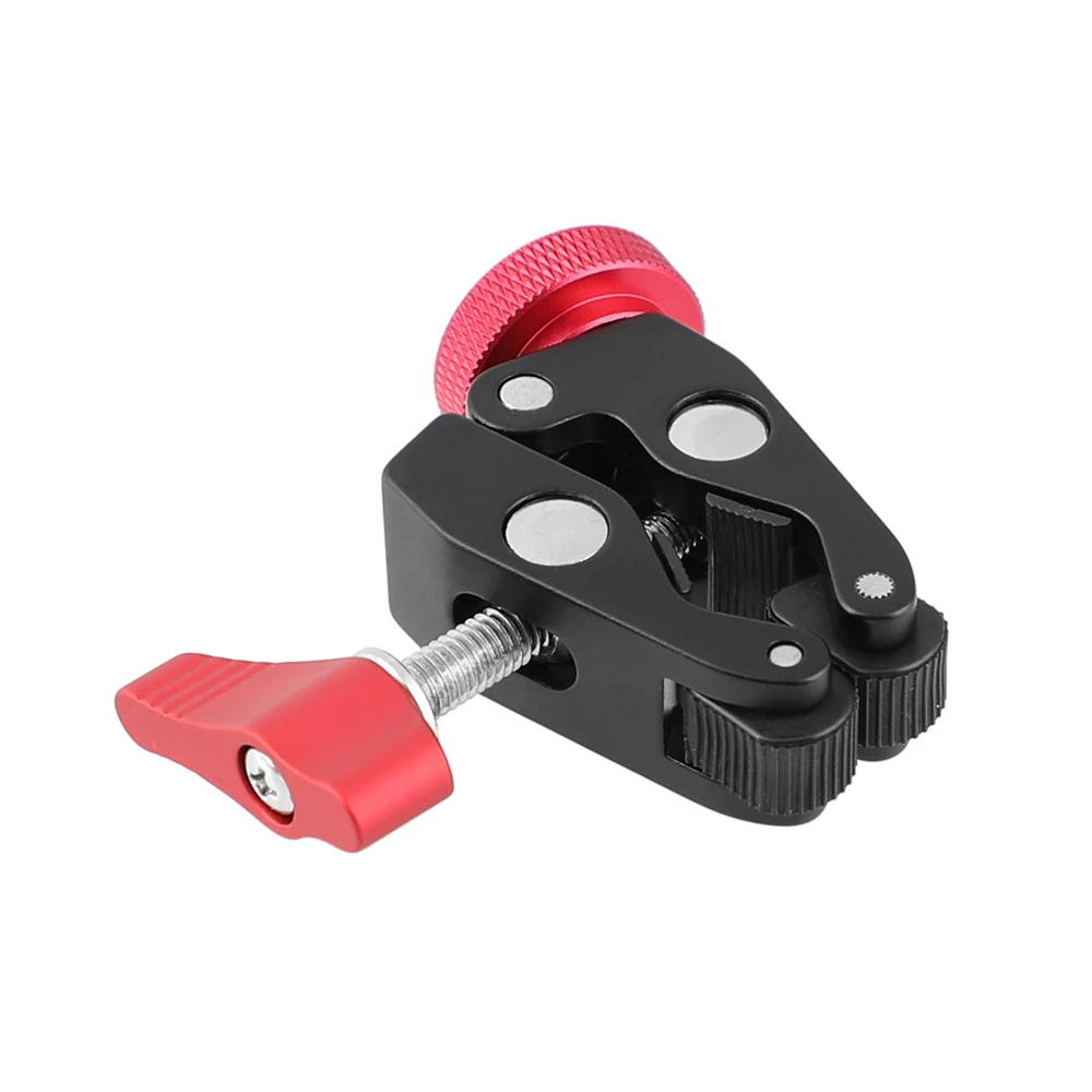 Kayulin Super Clamp & Ball Head Mount Magic Arm con adaptador de tornillo de 1/4 "a 1/4" para GPS Phone Monitor Video Light
