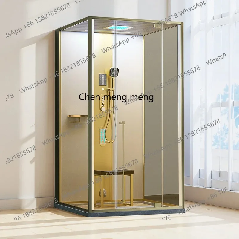 A17 High-end integrated customizable shower room sweat room glass dry and wet separation household rock slab