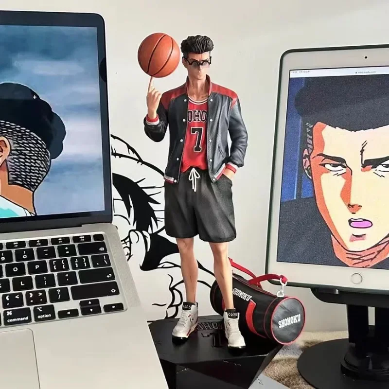 Slam Dunk Miyagi Ryota Personalizado Criativo Presente de Férias Figura Modelo Dos Desenhos Animados Anime Filme Personagem Ornamento de Mesa Atacado