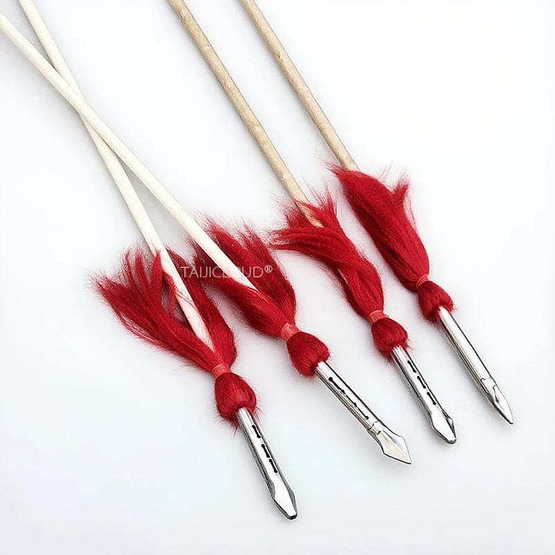 

Wushu Red Tassel Spear for Competition/Performance/Training - Adult & Child Sparring Practice with Fiberglass Shaft