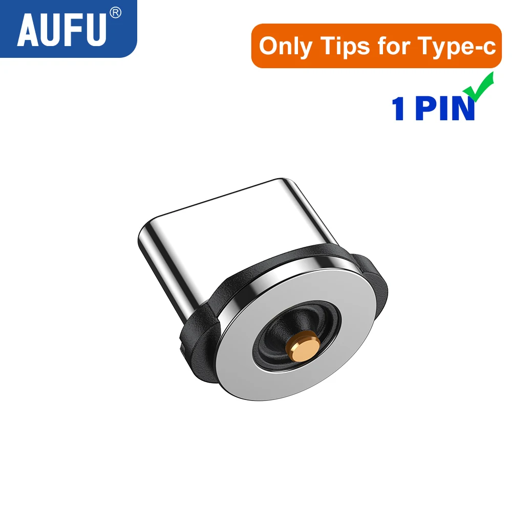 AUFU 540 Draaien Magnetische Type C Kabel 3 in 1 Snelle Oplaadkabel Voor iPhone Xiaomi Samsung Huawei Micro USB magneet Charge Wire