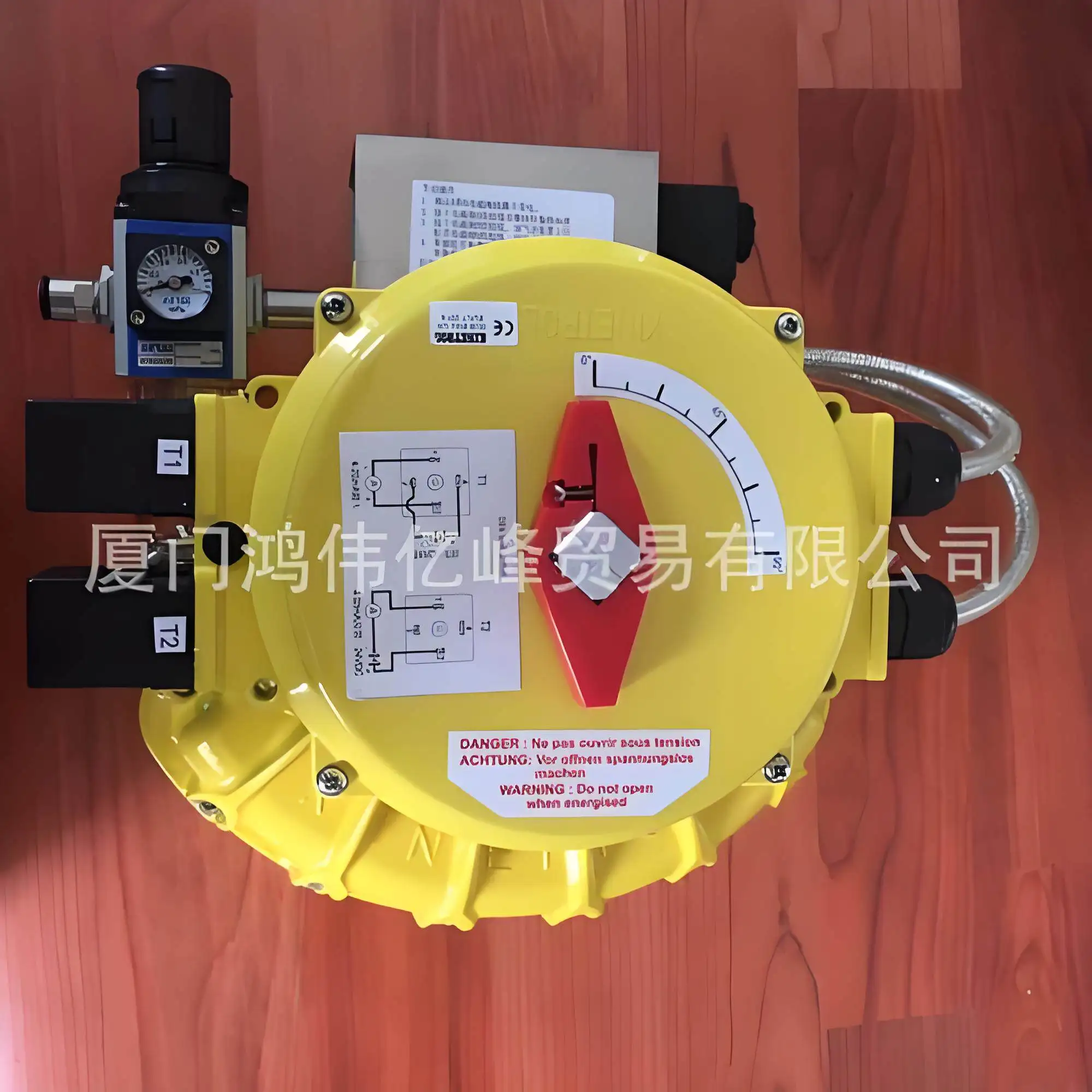 KINETROL UK Vane Swing Cylinder, Energy Efficient 123-100 Pneumatic Rotary Cylinder