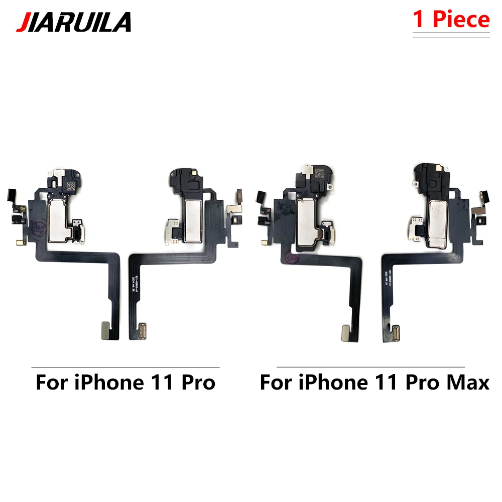 New Ear Speaker with Proximity Light Sensor For Iphone 11 Pro Max Earpiece Listening Flex Cable Parts