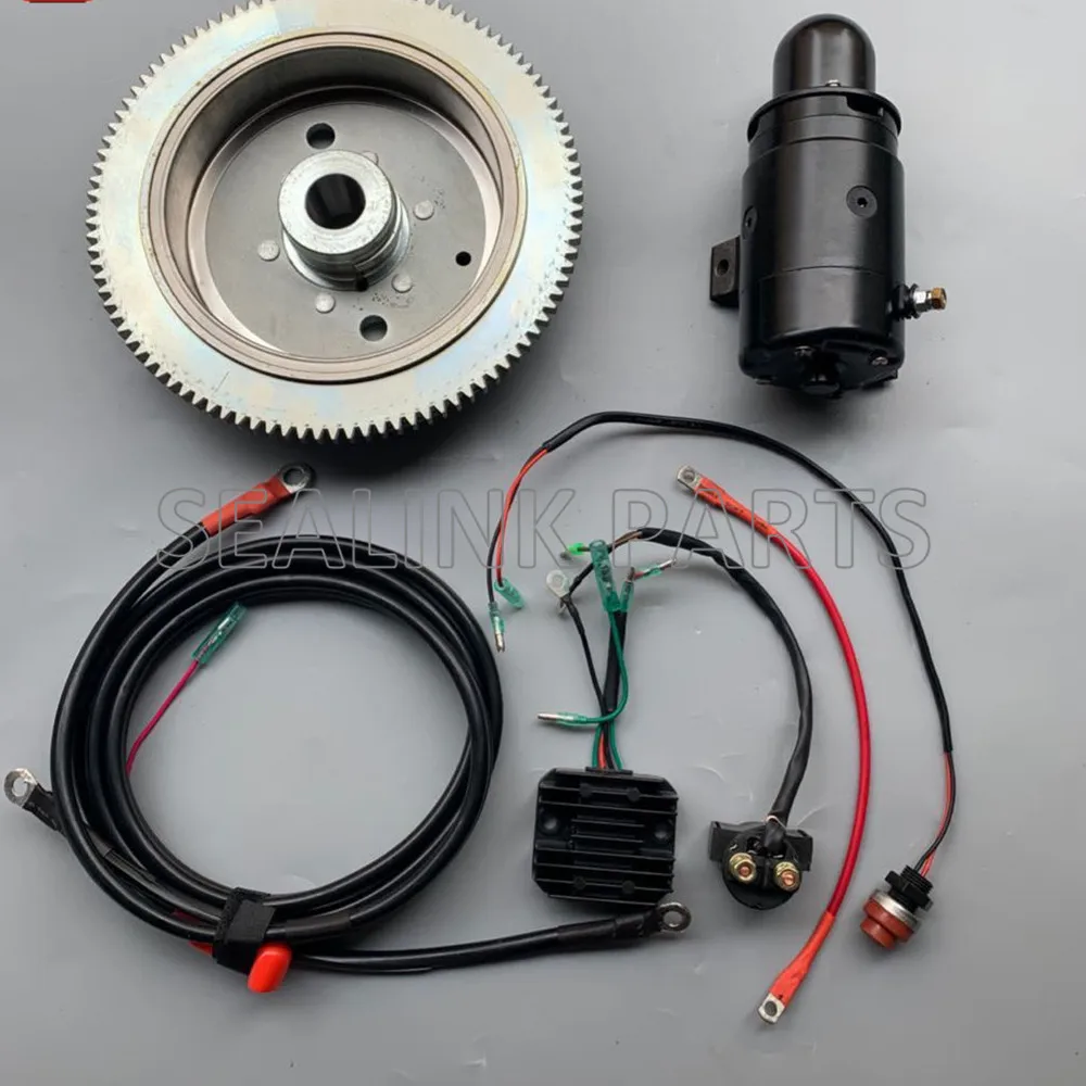 

Electric Start Conversion Kit FOR YAMAHA PARSUN HIDEA POWERTEC PIONEER JIANHANG 85AET T85 688 2 Stroke 75HP 85HP 1140CC