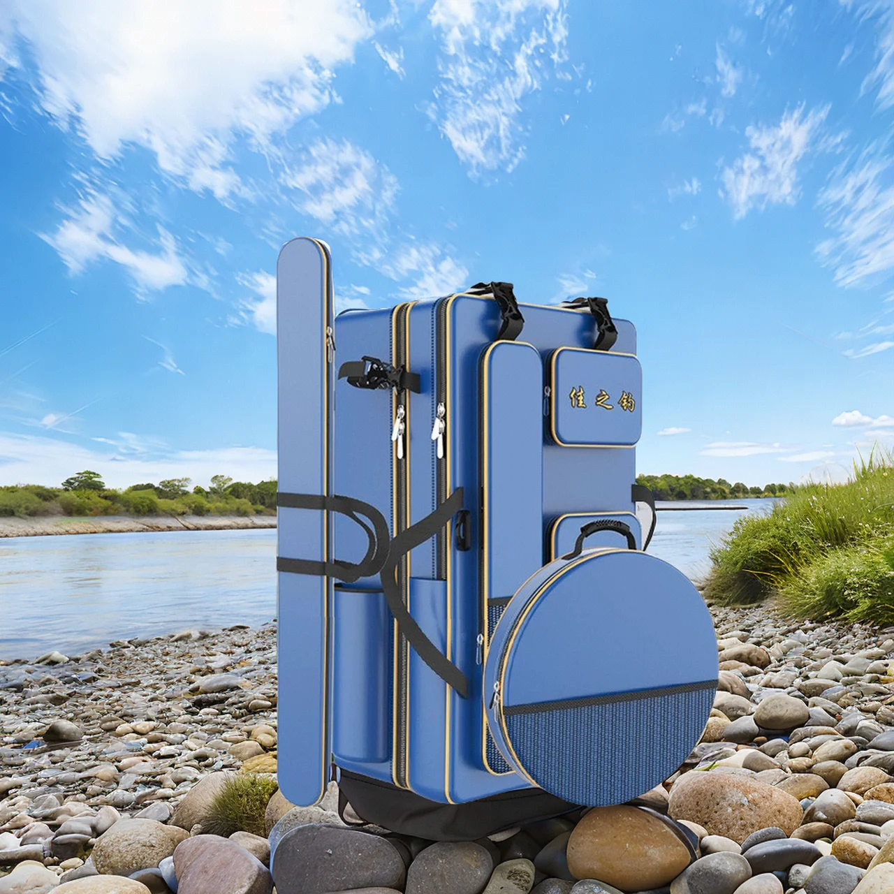 

Backpack Rod Bags Case Accessories Box Crossbody Reel Equipment Sports Hard Tools Tackle Lure Waist Cover Fish Fishing Bag Men'S