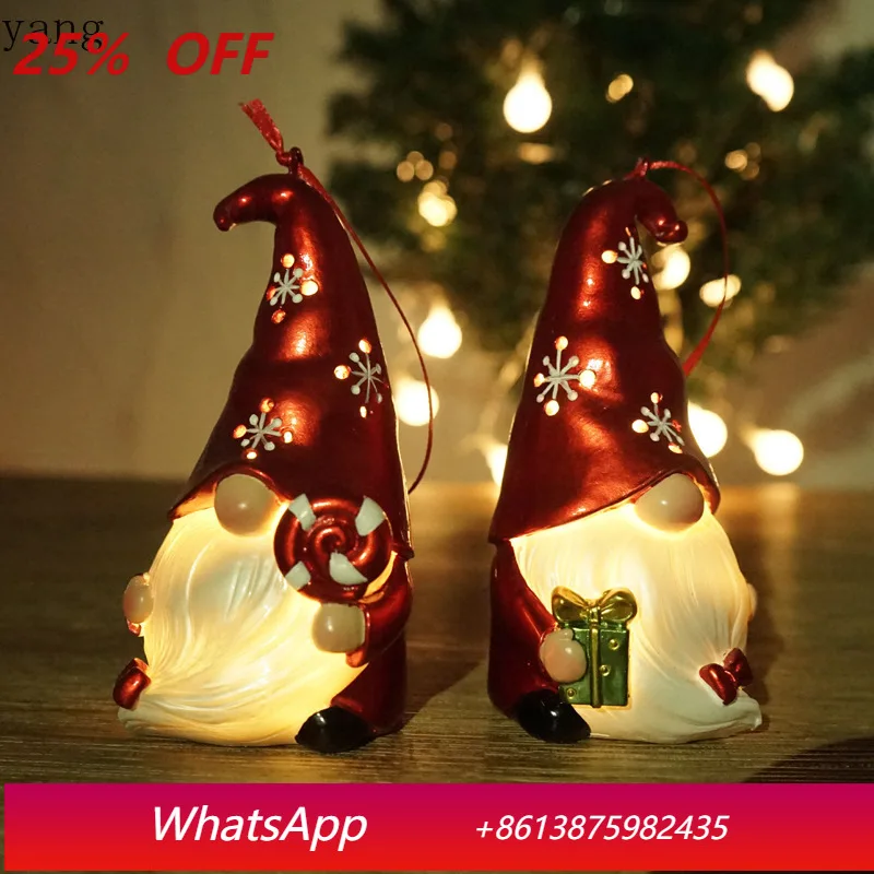 

LH Christmas Ornament Pendant Christmas Tree Pendant Home Resin Crafts