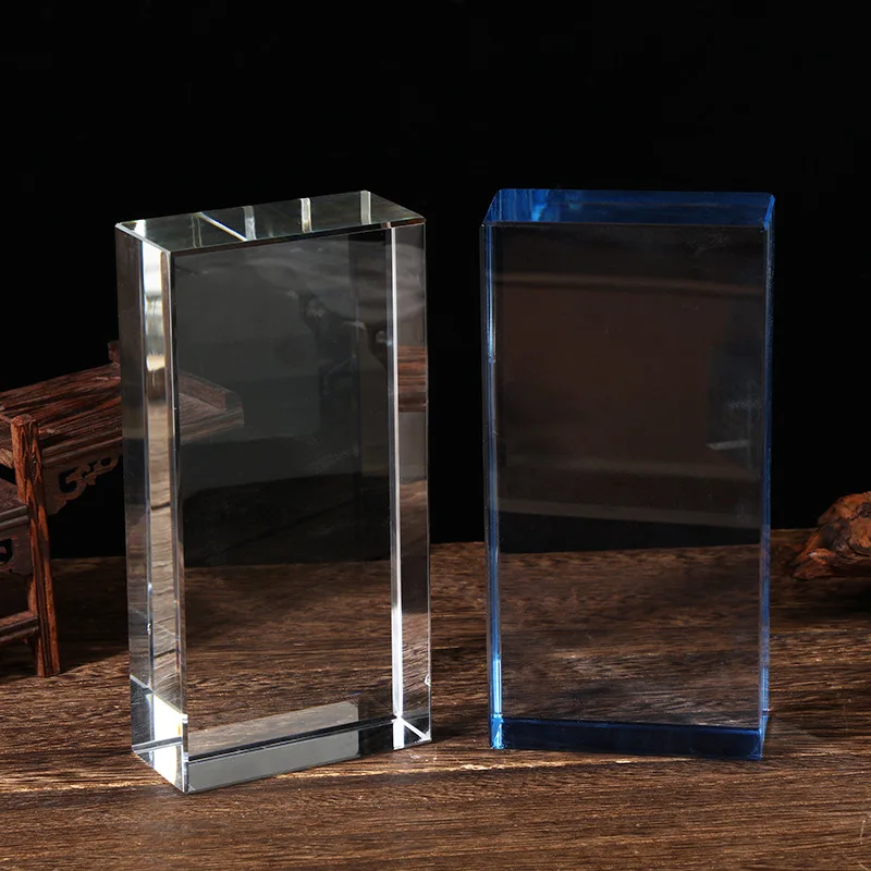 Transparent honeycomb solid glass brick, living room entrance decorative partition