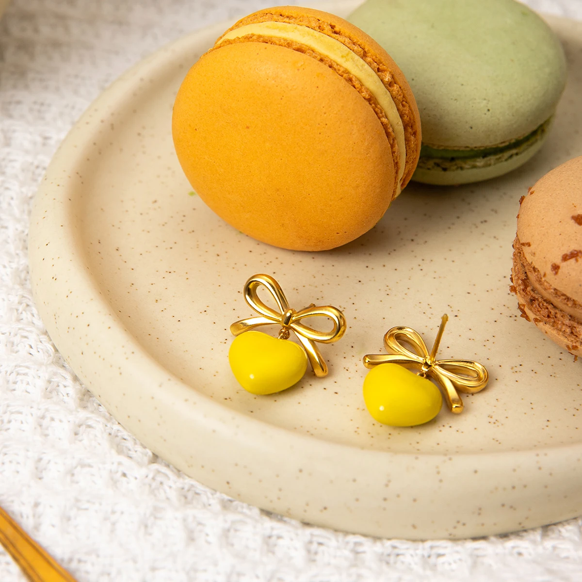 18K Gold Plated Ste… - image