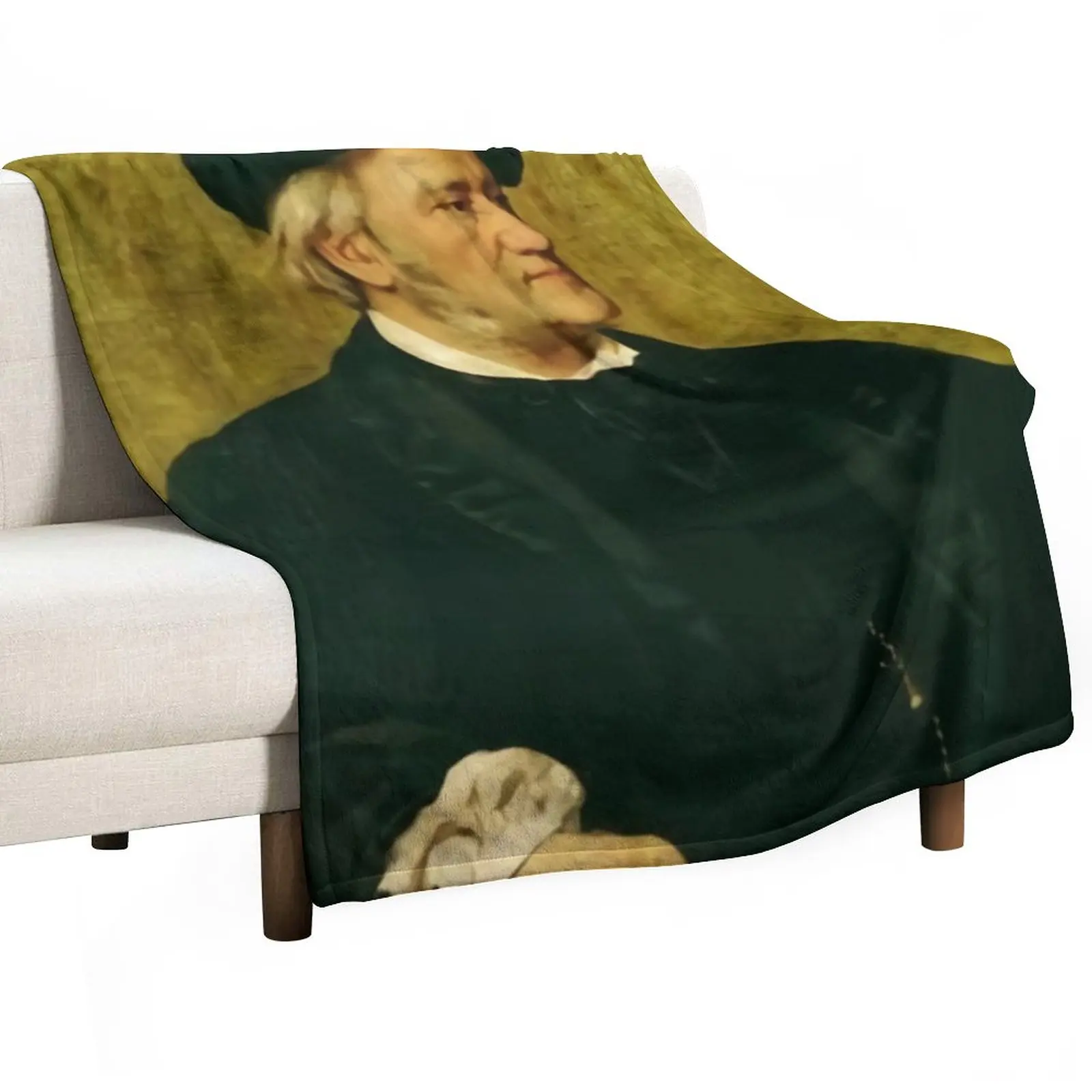 Vintage Richard Wagner Throw Blanket For Sofa Sofa Blankets