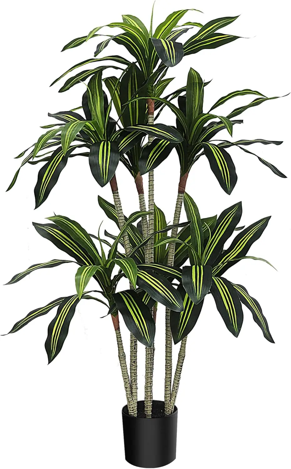 

Tall Artificial Plants Indoor, Artificial Tree Dracaena No Odour,5Ft- Perfect For Indoor Home Decor,Big Fake Plant,Plantas