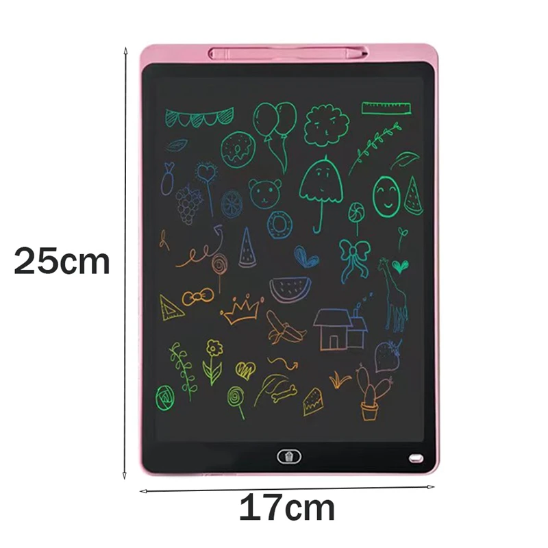 Tablet de desenho para crianças, Tablet de escrita LCD, Doodle Board, Diafragma ABS e LCD, Presentes para brinquedos para meninas e meninos, 3-8 anos, 1 PC