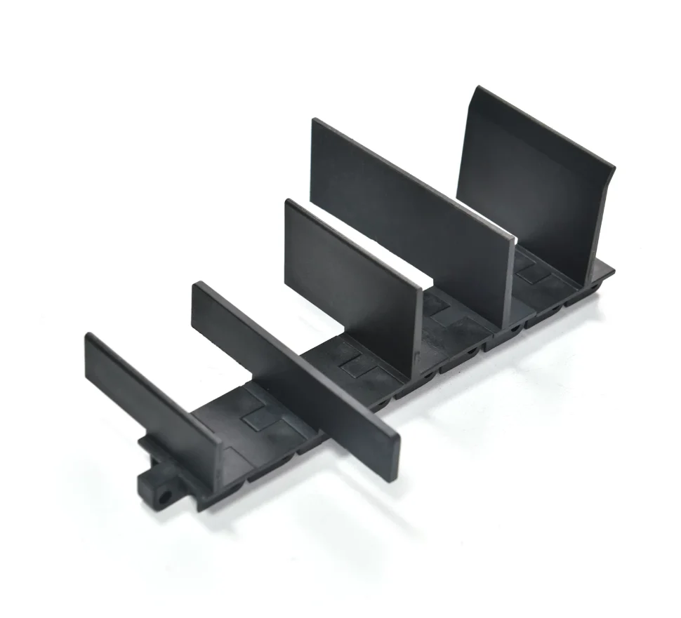 Customized -254 chain plate for carton packaging machine, 19.05/25.4 conveyor chain scraper, cartoning machine conveyor belt