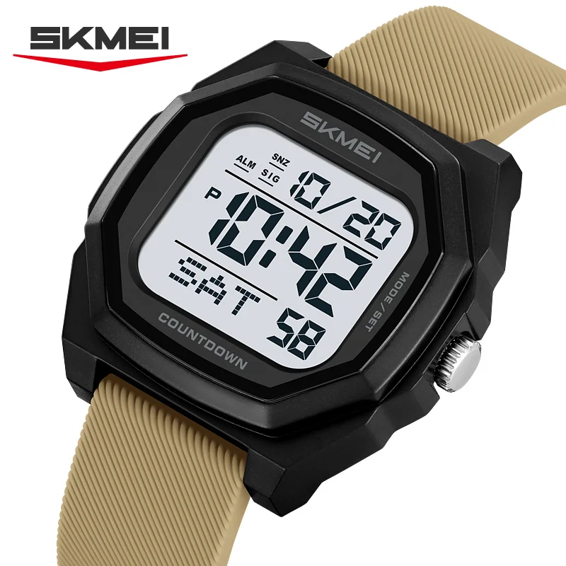 

SKMEI Военный будильник Спортивные цифровые наручные часы для мужчин и женщин Водонепроницаемые часы с датой и электроникой Chrono Watch Reloj Hombre