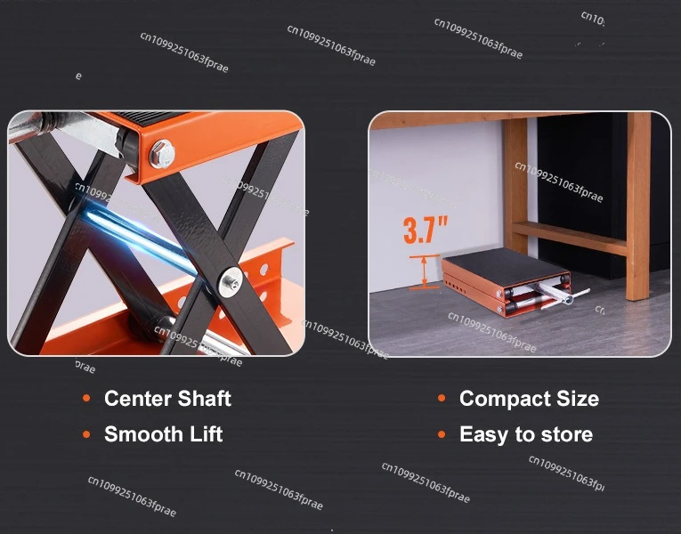 Motorcycle Scissor Lift Jack, Heavy Duty Repair Workbench Lifting Platform Stand