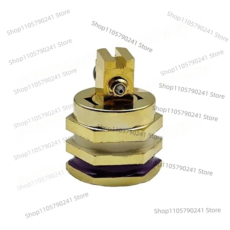 1011020 High Pressure Stainless Steel Hot Melt Glue Nozzle, 90° Single Point Precision Tip for Industrial Glue Gun