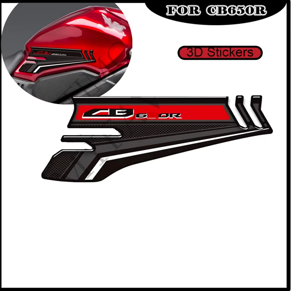 

Motorcycle Tank Pad Side Grips Gas Fuel Oil Kit Knee Protector PVC+Epoxy Resin Stickers For Honda CB650R CB 650R 650 R 2018-2022