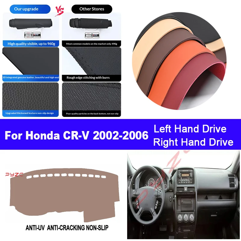 

Car Dashboard Cover Dash Mat Pad Dash Board Carpet Auto Sun DashMat Car Styling For Honda CR-V CRV 2002 2003 2004 2005 2006