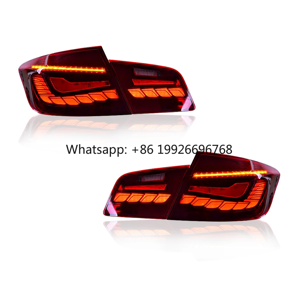 Upgrade Dragon Scale LED Style Red Taillight Rear Lamp for BMW 5 Series F10 F18 2011-2017 New Condition 12V Tail Lamp