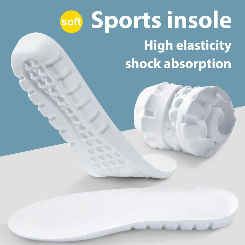 Orthopedic Memory Foam Insoles for Men And Women Sport Shoe Pads Deodorant Breathable Cushion Running Sole for Foot Comfort