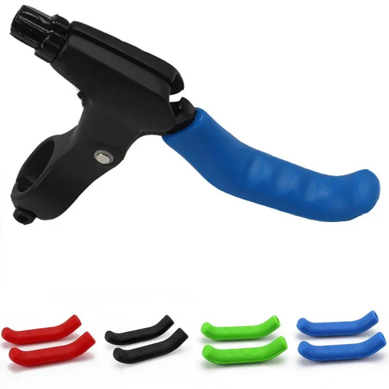 Non-Slip Handlebar Protectors For Bicycles Silicone Brake Lever Covers Mountain Bike Brake Lever Shields Protective Covers