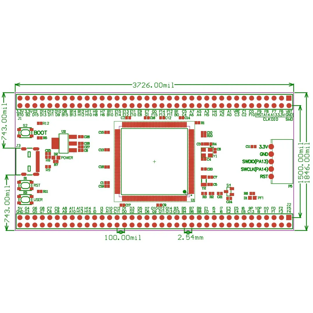STM32F407 IGT6 Core Board Development Board STM32F407 Minimum System Learning Board