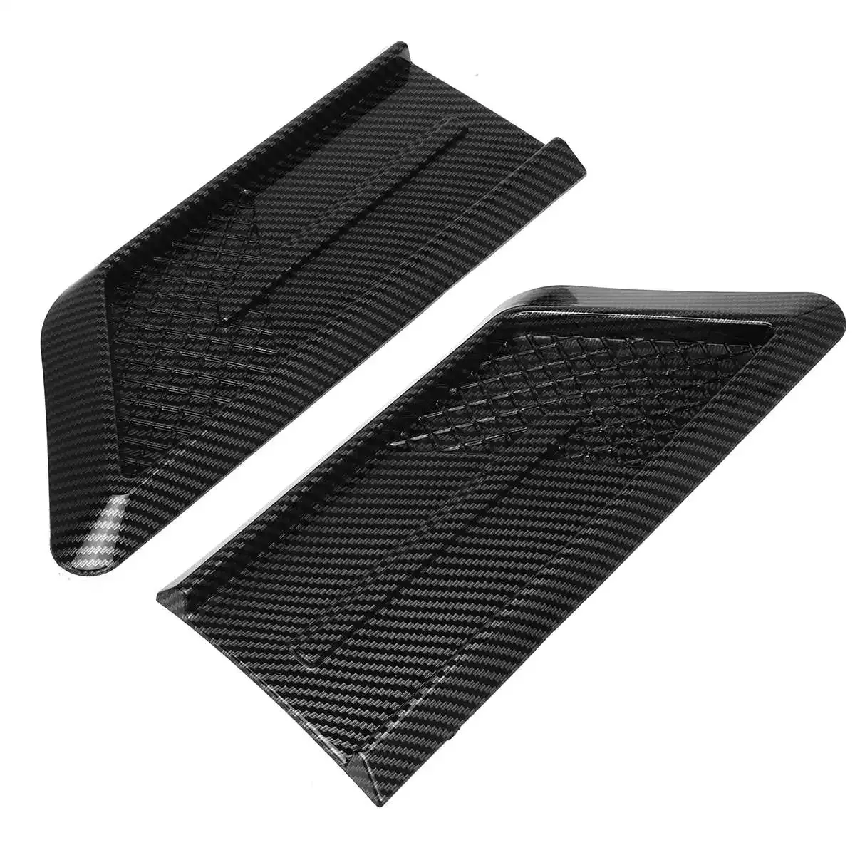 غطاء فتحة تدفق الهواء لجانب السيارة ، ملصق حافة الحاجز الأمامي العالمي ، مرسيدس بنز W212 ، W176 ، W205 ، AMG ، BMW ، VW ، Audi ، إلخ