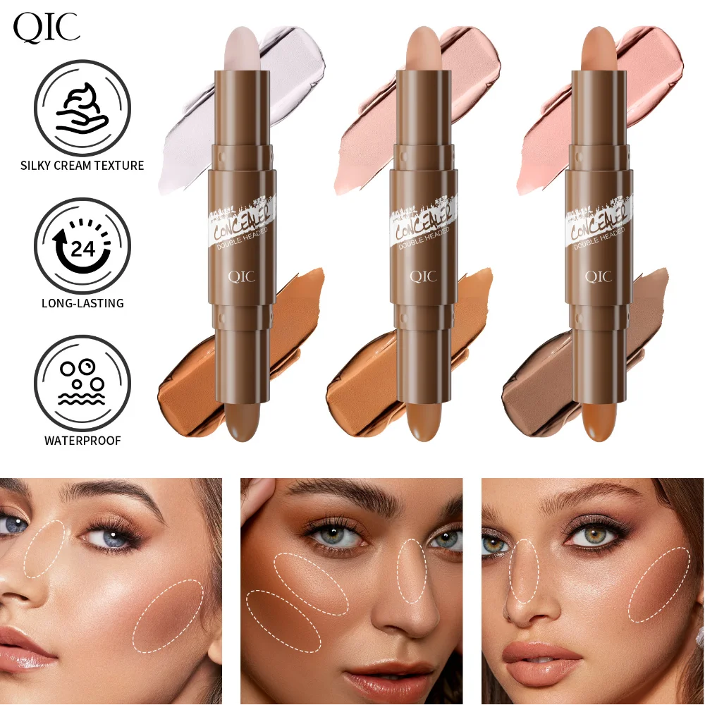 Contour Markeerstift Langdurige Donkere Kringen Corrector Waterdicht Verhelderend Gezicht Contouren Bronzer Neusschaduw Make-Up