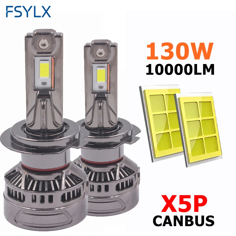

X5P 120W 8000LM H7 LED Headlight CSP H1 H8 H7 H11 9005 HB3 9012 H4 Canbus H7 Led Fog Headlight Bulb 12V 24V