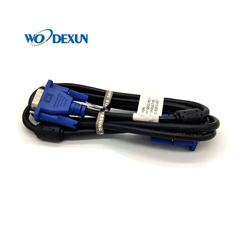 VGA 4+5 Cable Male To Male High Definition Computer Projector Monitor Video Data Cable With Magnetic Ring