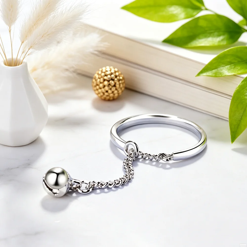 New Attractive Women Fashion Adjustable Rings for Women Ladies 925 Sterling Silver Birthday Party Jewelry Accesssory