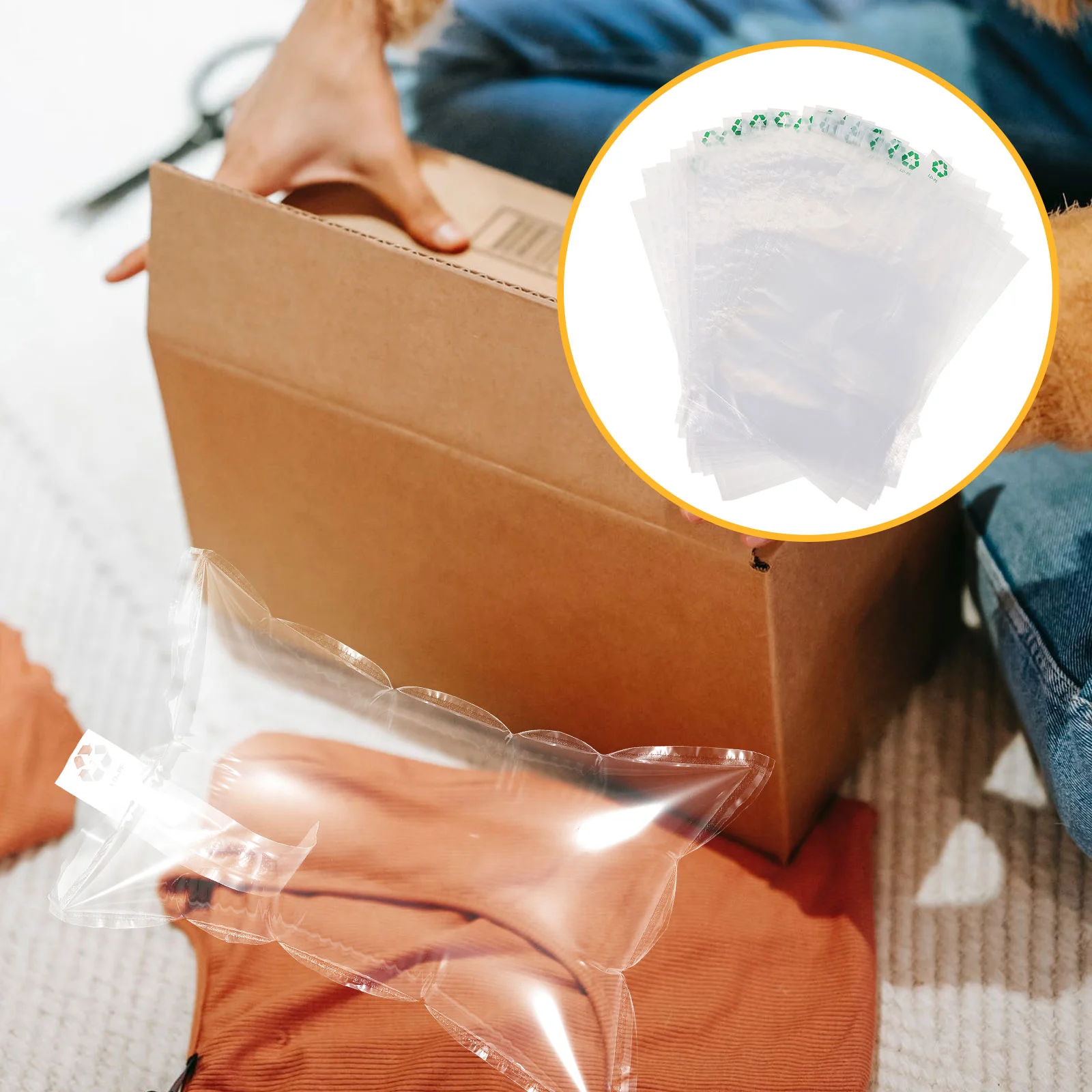 30 PCS Filling Bag Shipping Air Toy Stuffing Bubble Mailer Packaging Balloons Expand Practical