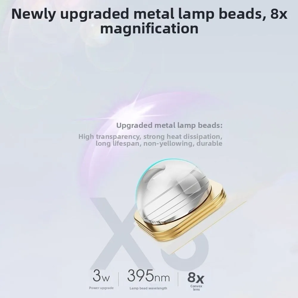 Draagbare UV-pennenstijl nageldroger Gelnagels Handheld UV-licht met LED-display Snel uithardende mini-nagellamp Nail Art Tools