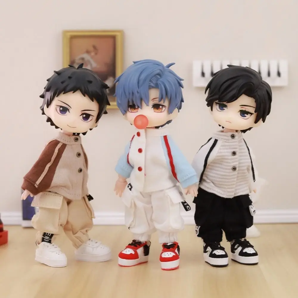 

Fashion Casual Wear OB11 Baby Clothes Decoration Sportswear Doll Baseball Uniform Dress Up Handmade Doll Coat Pants 1/12 BJD