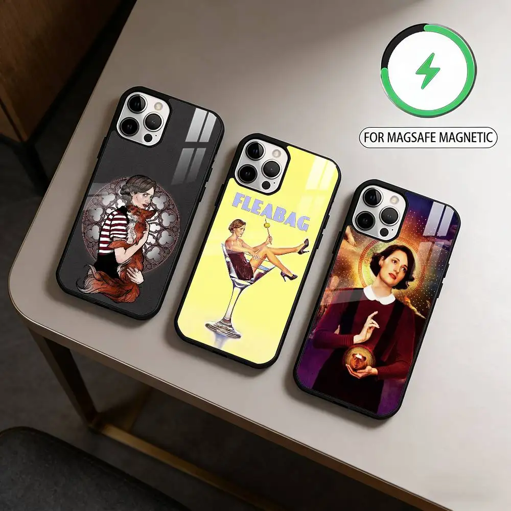 

TV F-Fleabag-ES S-Show Phone Case For iPhone17,16,15,14,13,12,11 Plus,Pro Max Magnetic For Magsafe Wireless Charging