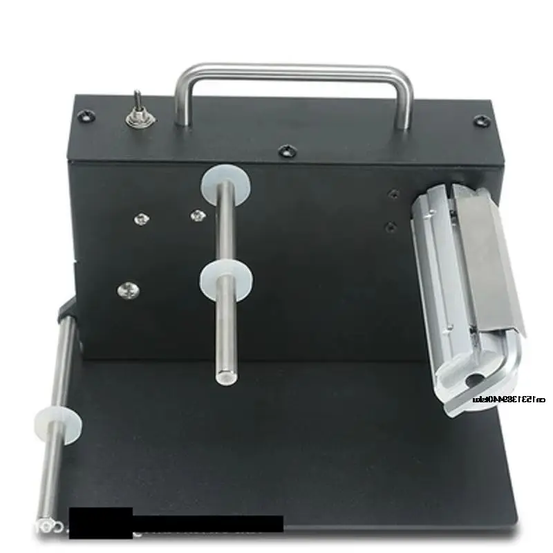 100-240V Automatic Bidirectional Sticker Rewinding Device Self Adhesive Label Roll Rewinder For Barcode Printing Work