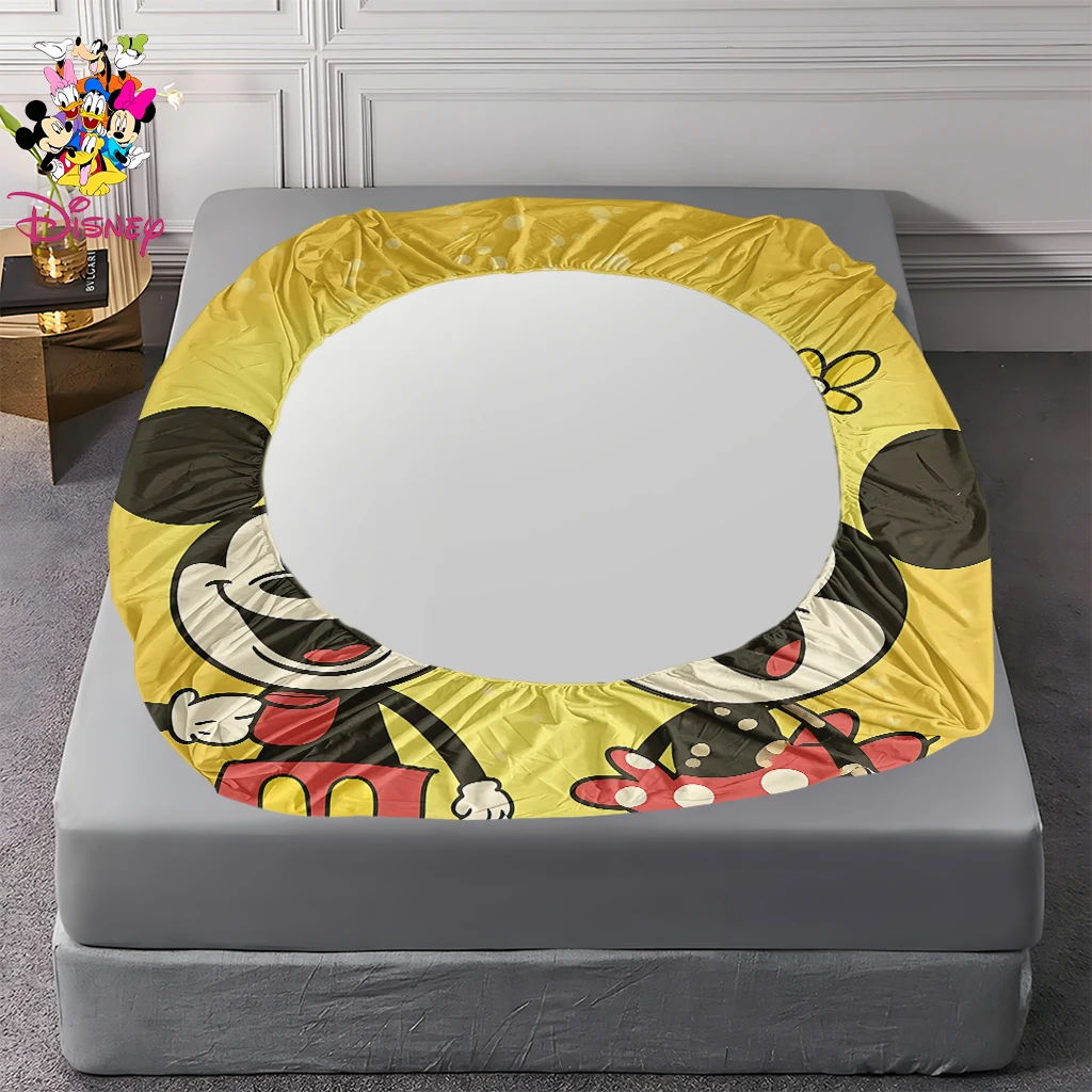 2/3 шт., набор простыней с улыбкой Микки и Минни Диснея, мягкая и машинная моющаяся ткань, праздничный подарок для семьи и друзей