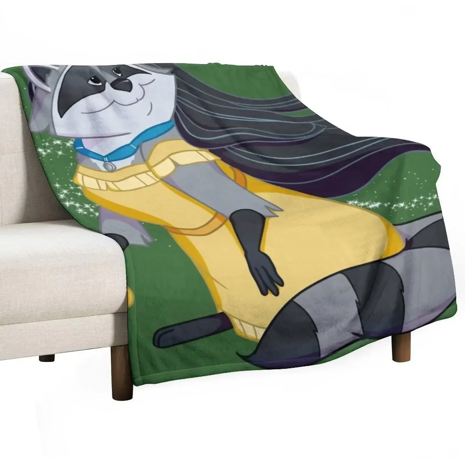 

Princess Pals: Meeko Throw Blanket Custom Beautifuls halloween Luxury Throw Blankets