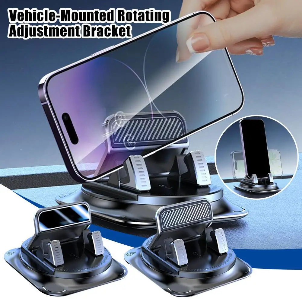 Anti Slip Car Phone Mount Silicone Dashboard Phone Holder 360° Free Rotation Universal Head-Up Navigation Holder Auto Accessorie